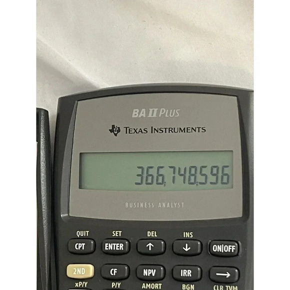 Texas Instruments TI II 2 Plus Advanced Business Analyst Calculator - Picture 6 of 7
